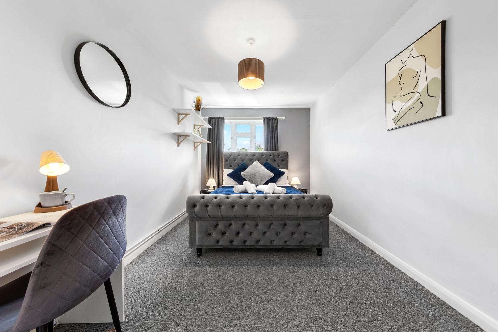 런던 Brixton Fbs Hub, Coziest In Town 아파트 객실 사진